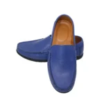 mocassin bleu homme