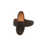 Mocassin homme marron daim