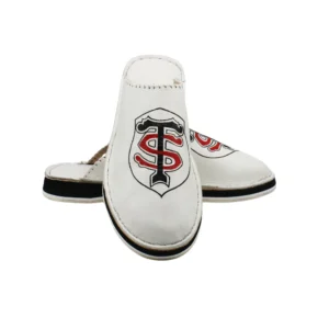 babouche pour homme stade toulousain (Vue de face)