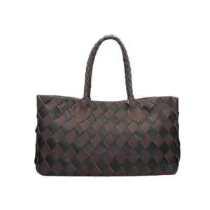 sac à main pour femme en cuir​ souple (Vue de face)